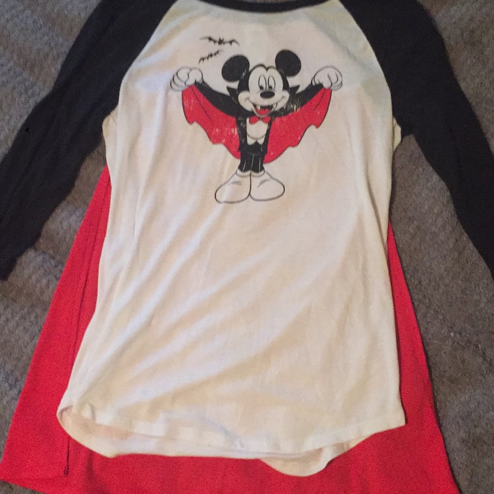 Mickey Mouse Vampire Long Sleeve w/ CAPE